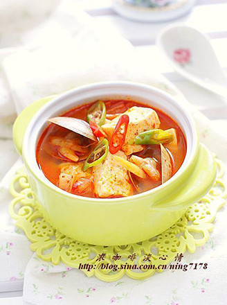 Korean Spicy Tofu Soup recipe