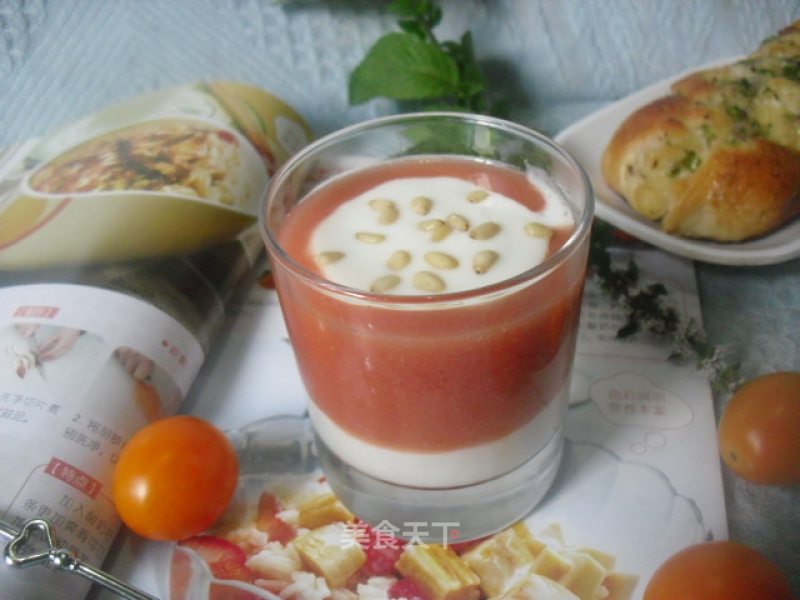 Tomato Yogurt Cup recipe