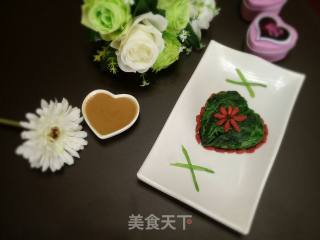 Spinach with Sesame Sauce recipe
