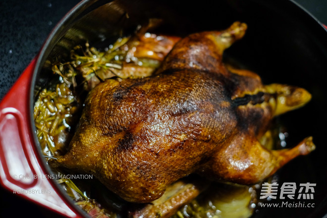 Baked Duck with Sour Plum recipe