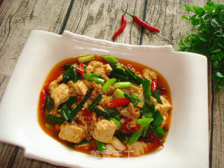 #trust of Beauty#tofu with Garlic Sprouts recipe