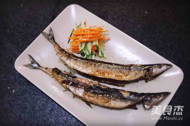 Pan-fried Saury recipe