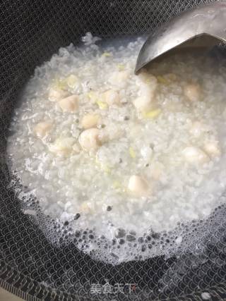 "porridge" Fresh Shell Congee recipe