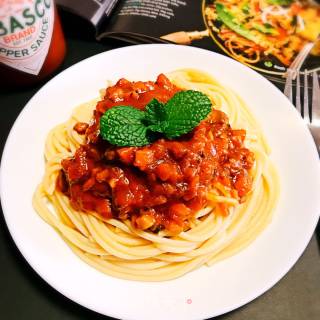 Spaghetti with Tomato Sauce recipe