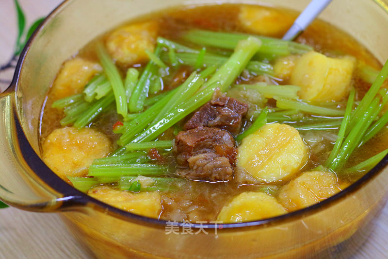 Beef Tofu Soup, A Small Beautiful Delicacy recipe