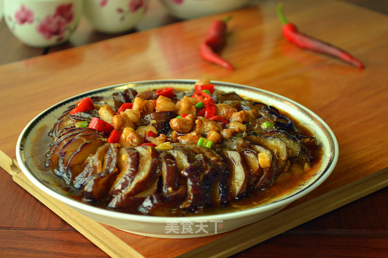 Eggplant with Panlong Meat Sauce recipe