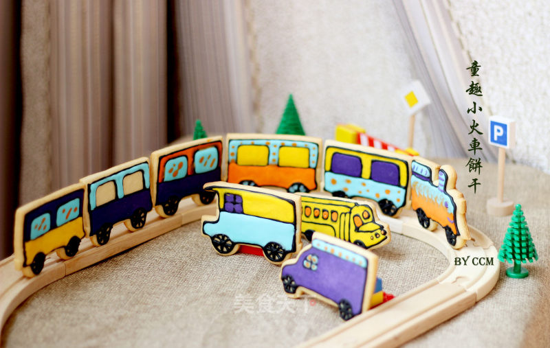 #四session Baking Contest and is Love to Eat Festival#little Train Childlike Biscuits recipe