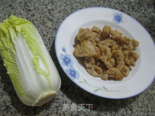 Stir-fried Baby Cabbage with Lard Residue recipe