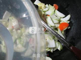 Stir-fried Long Melon with Cabbage recipe