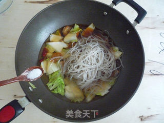 #trust之美#cabbage Stewed Vermicelli recipe