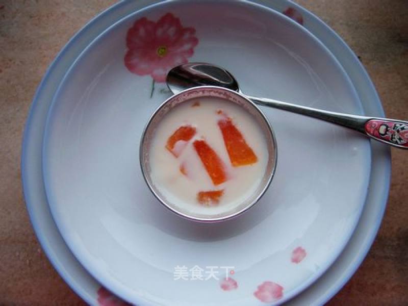 Milk Papaya Pudding Jelly