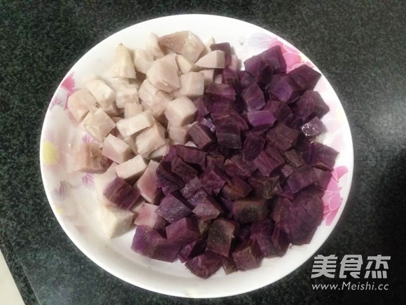 Purple Sweet Potato and Sago Sauce recipe