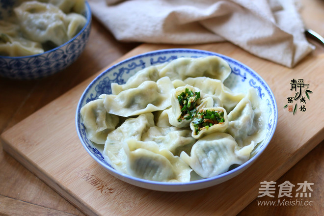 Leek Zucchini Pork Dumplings recipe