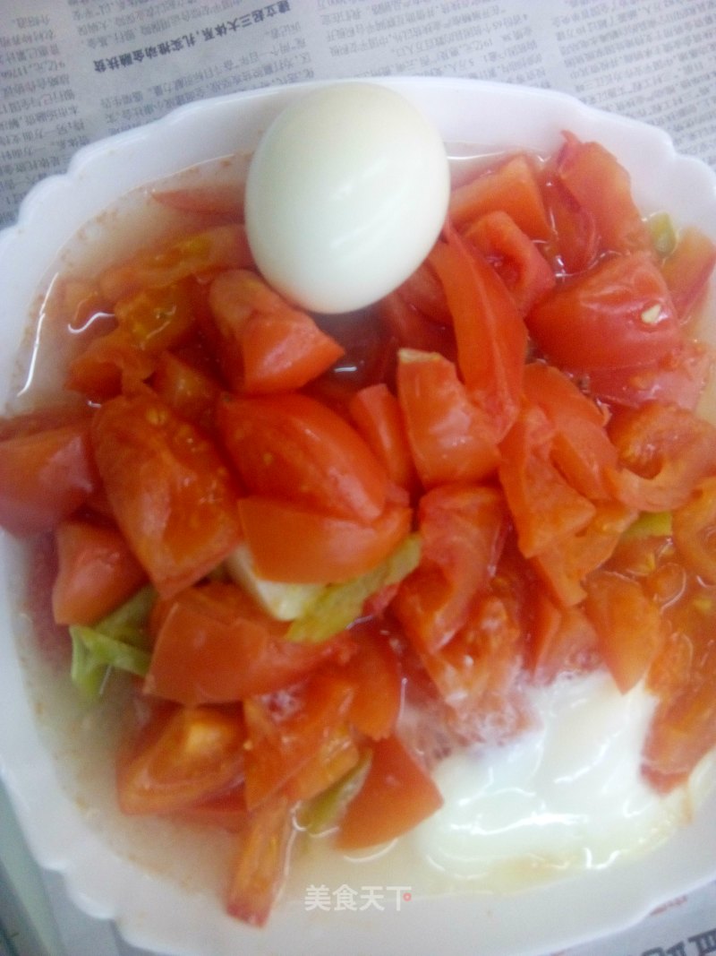 Tomato Chili Steamed Egg recipe