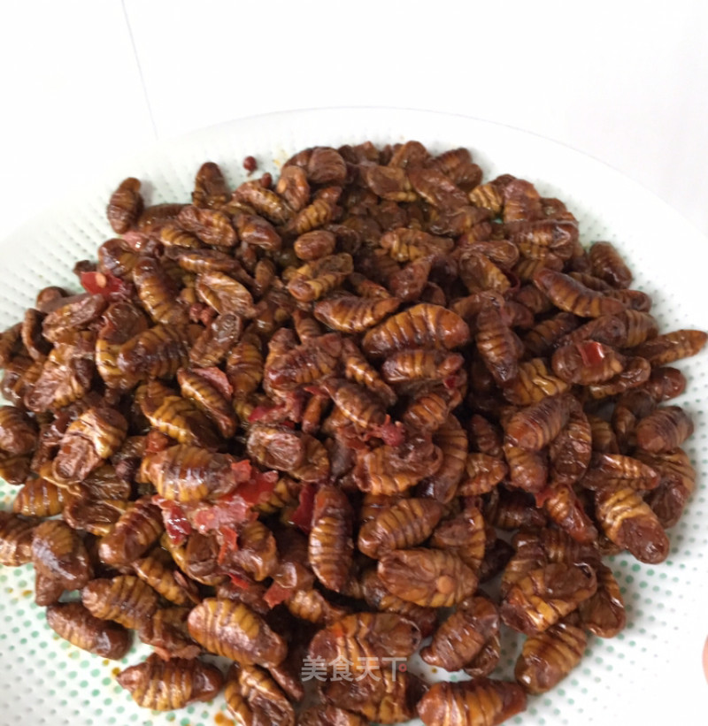 Spicy Silkworm Pupa recipe