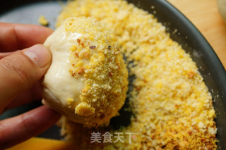 #柏翠大赛#corn Crispy Sandwich Bread recipe