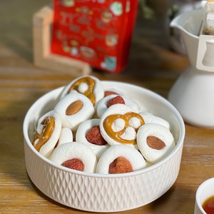 [xiao Xiao’s Small Kitchen] Super Fire Bite and Crunchy Marshmallow Biscuits, Roasted Marshmallows recipe