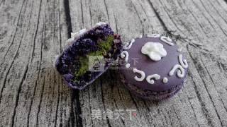 #aca明星饼大赛#purple Enamored Macarons recipe