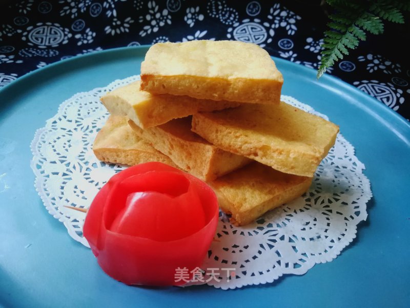 #团圆饭#fragrant Fried Tofu Cubes recipe