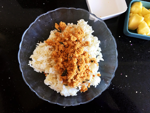 Pork Floss Germ Rice Rice Ball recipe