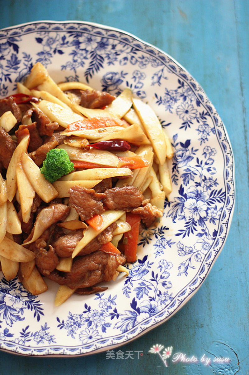 Stir-fried Pork with Rice White recipe
