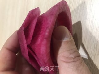 Teach You How to Carve Radish Flowers (straight Rose recipe