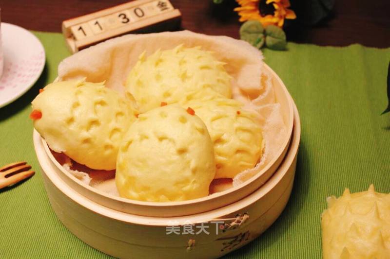 Hedgehog Bean Paste Buns recipe