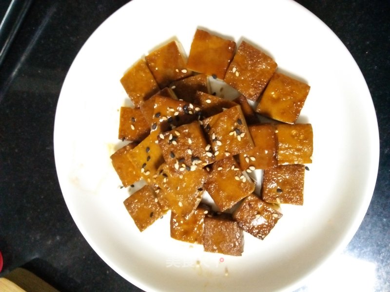 Honey Dried Tofu recipe