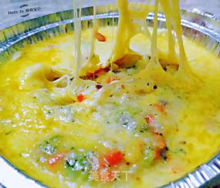 Mashed Potatoes, Shrimp, Vegetables and Cheese recipe