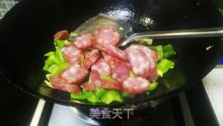 Sausage Stir-fried Bell Peppers recipe