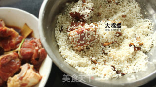 Lotus Leaf Glutinous Pork Ribs丨large Mouth Conch recipe