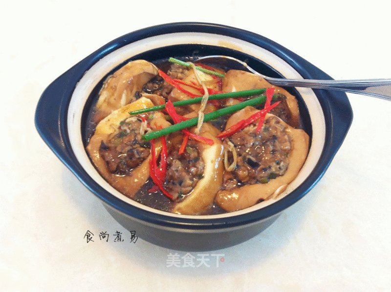 Claypot Baked Stuffed Tofu