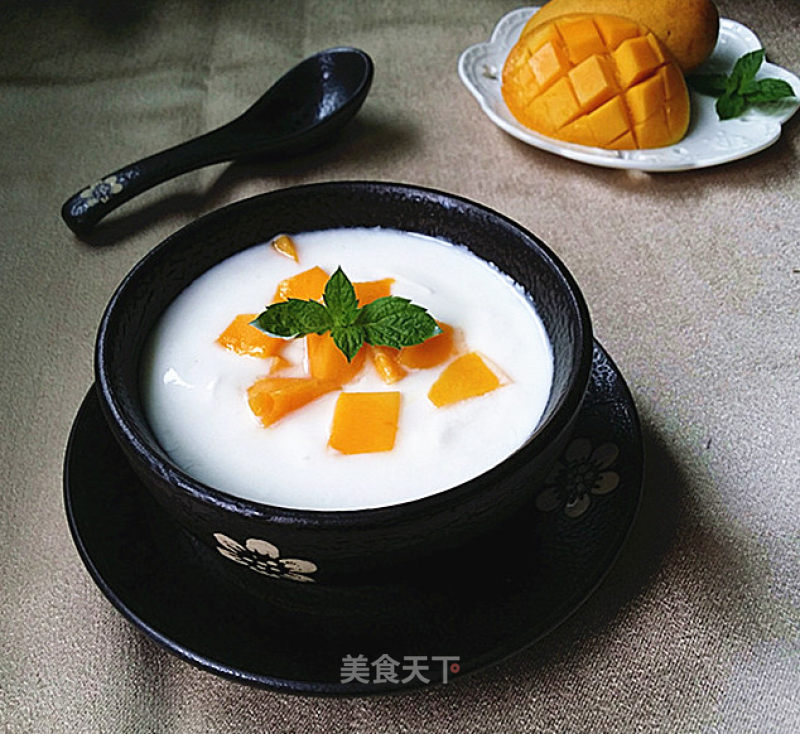 #trust之美#mango Yogurt (electric Cooker Version) recipe