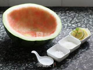 Lemon Scented Watermelon Peel recipe