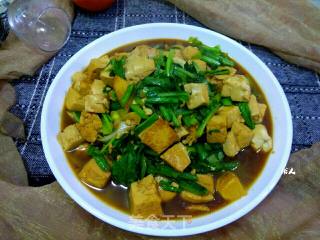 #快手素菜# Stir-fried Tofu with Small Cabbage recipe