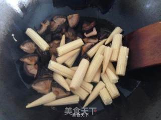 Mushrooms and Baby Corn recipe