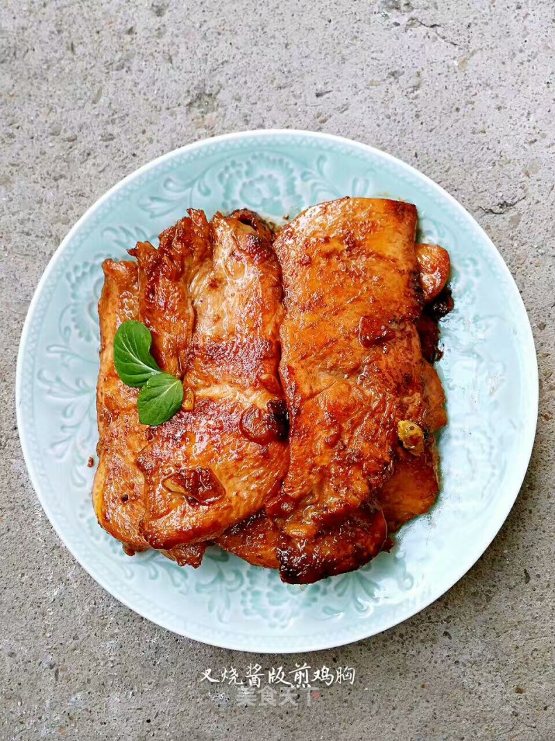 Kuaishou Lazy Dish-fried Chicken Breasts (breasts) in Char Siu Sauce recipe