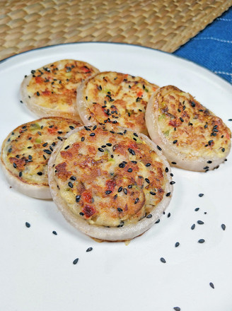 Pan-fried Onion Meatloaf recipe