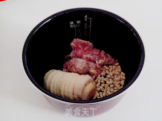 Lotus Root and Peanut Keel in Pot recipe