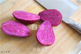 Suxinjujing Bitter Gourd Stuffed Purple Sweet Potatoes Cool for A Summer recipe