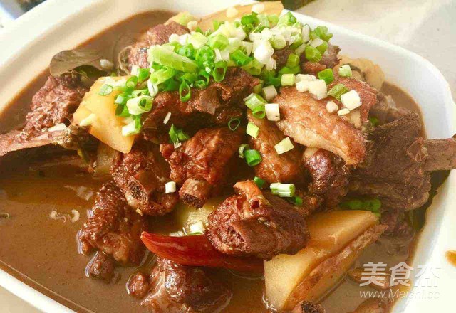 Braised Pork Ribs and Potatoes recipe