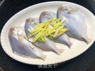 Steamed White Pomfret recipe