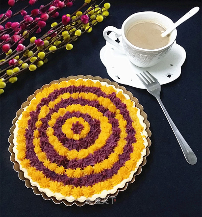 #aca烤明星大赛# Sweet and Sweet Double Potato Pie recipe