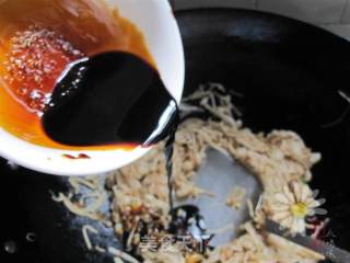 Fish Flavored Enoki Mushroom recipe