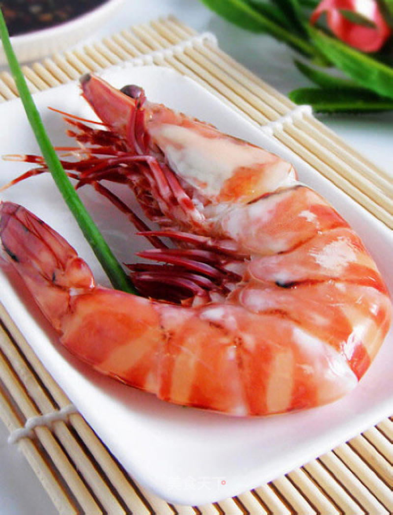 The Taste from The Ocean-boiled Nine-section Prawns recipe