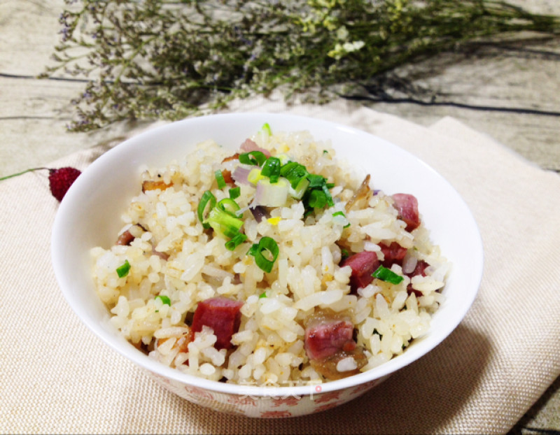 Bacon and Onion Fried Rice recipe