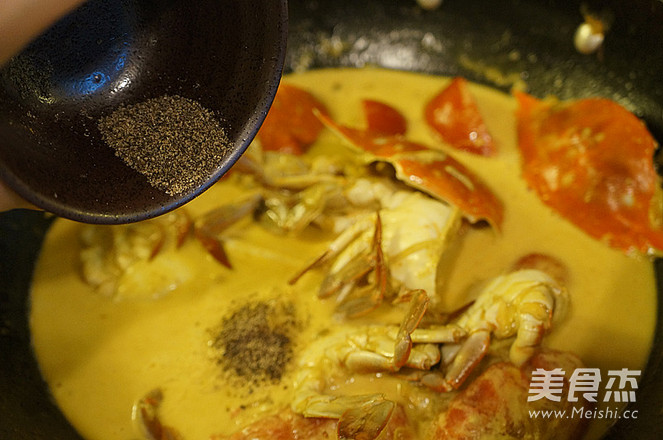 South Indian Style Crab Curry recipe