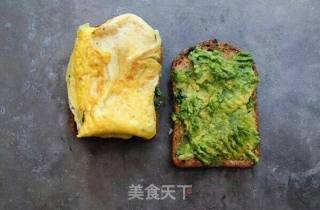 Avocado Spinach Sandwich recipe