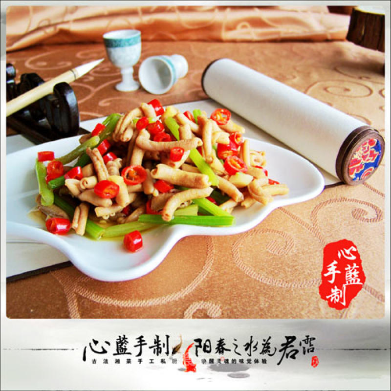 Xinlan Hand-made Private Kitchen [fresh Pepper Duck Intestines]-worrying about Love