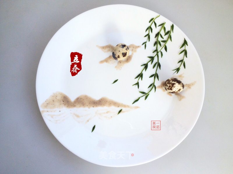 24 Solar Terms Dinner Plate Painting-li Chun recipe
